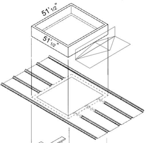 Pitched Roof Curb Atlantic Metal Roofing Product